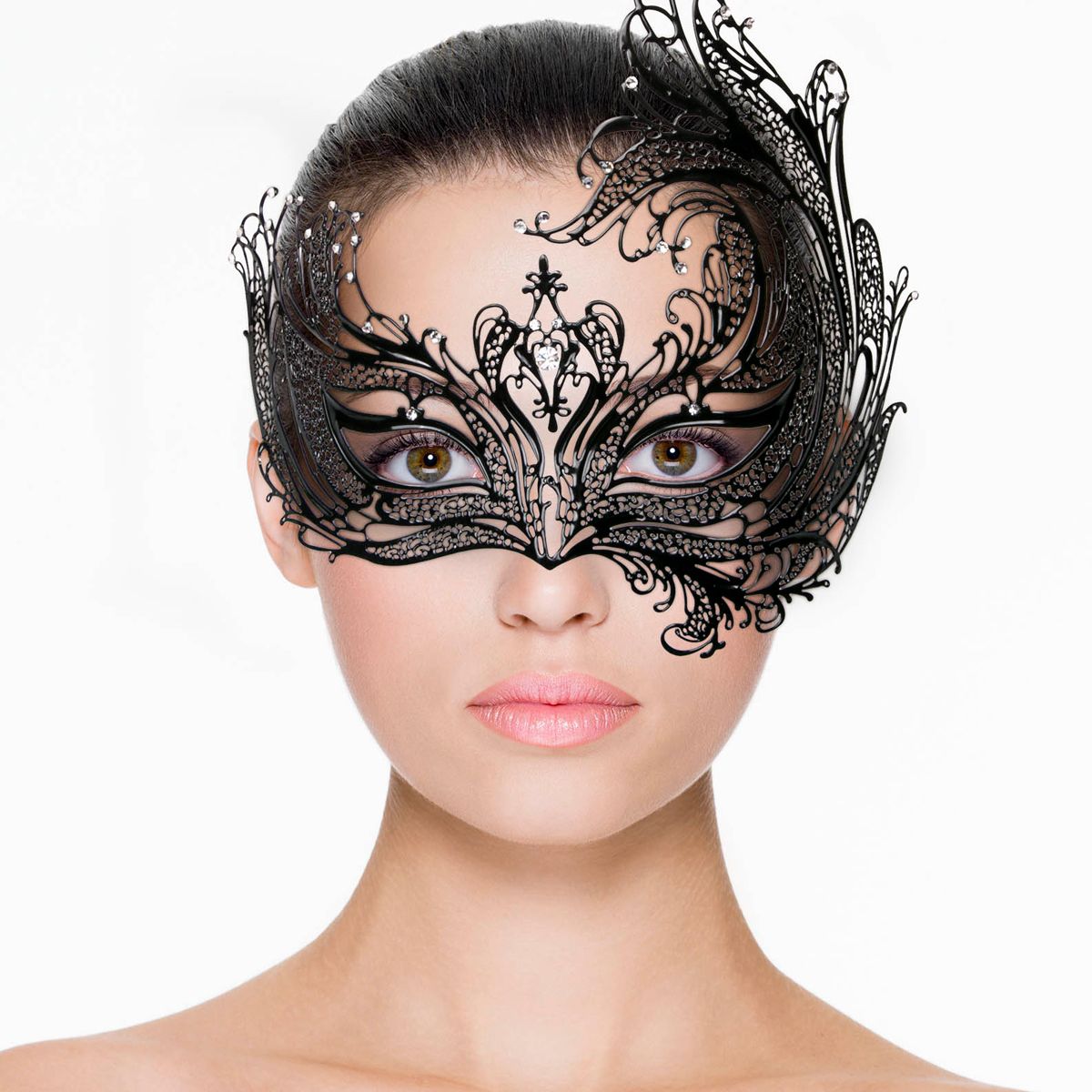 Easytoys Fetish Collection - Metal Mask Victorian Zwart (1 stuk)