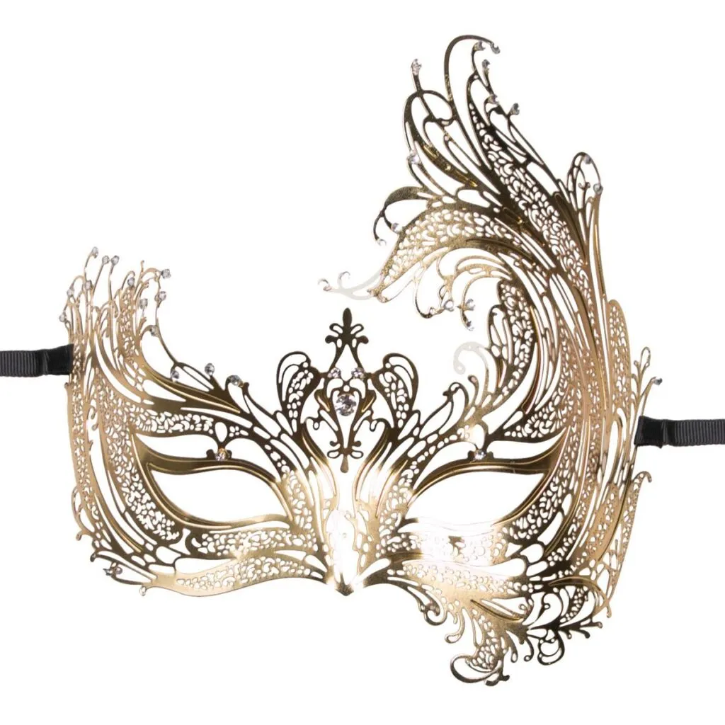 Easytoys Fetish Collection - Metal Mask Victorian Goud (1 stuk)