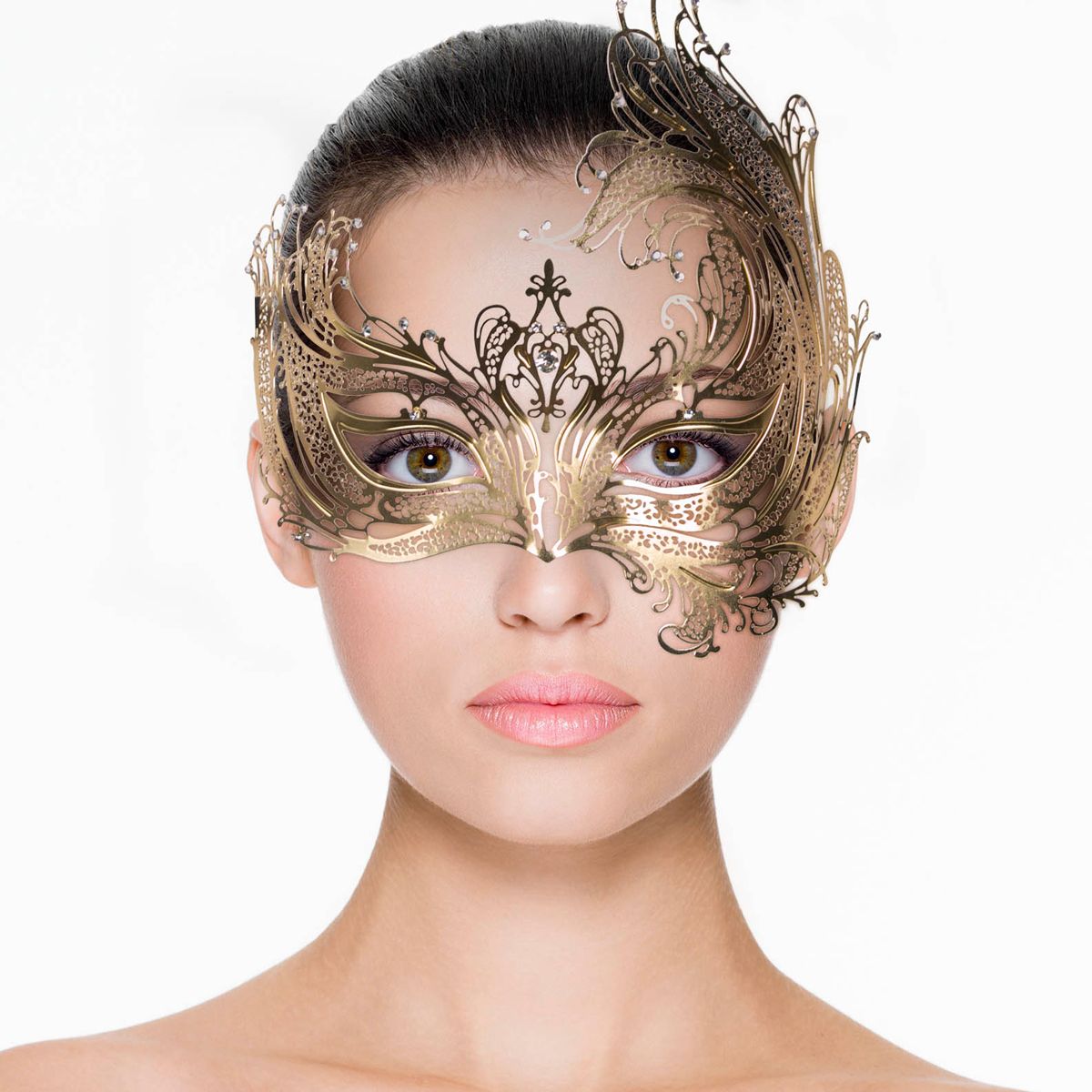 Easytoys Fetish Collection - Metal Mask Victorian Goud (1 stuk)