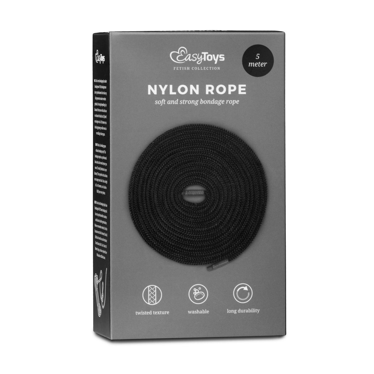 Easytoys Fetish Collection - Bondage Rope Zwart (5 m)