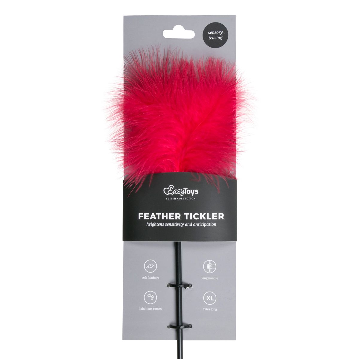 Easytoys Fetish Collection - Tickler Long Rood (1 stuk)