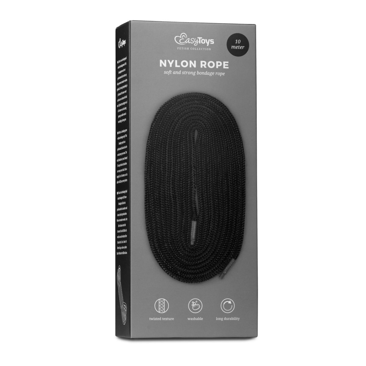 Easytoys Fetish Collection - Bondage Rope Zwart (10 m)