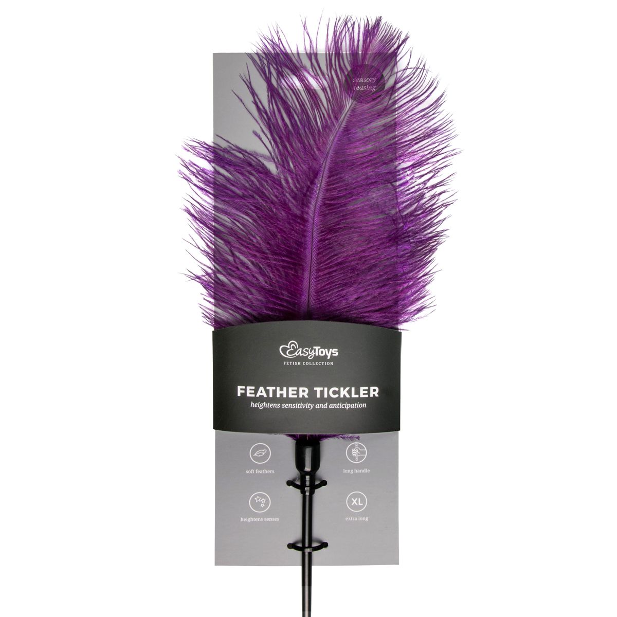 Easytoys Fetish Collection - Feather Tickler Paars (1 stuk)