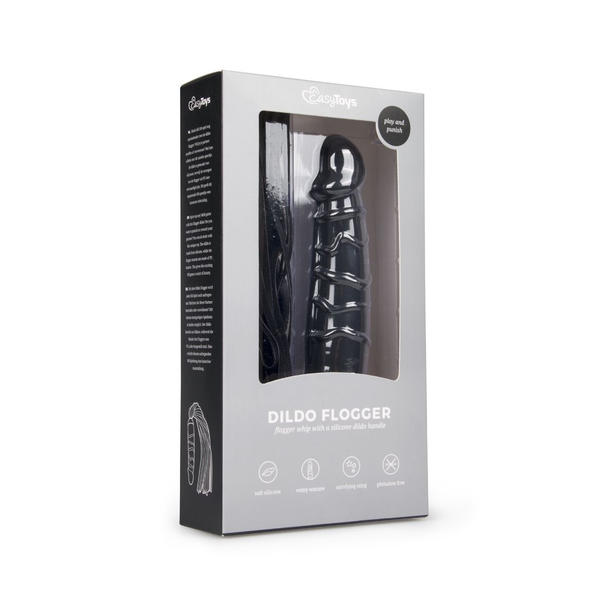 Easytoys Fetish Collection - Flogger Dildo Zwart (1 stuk)