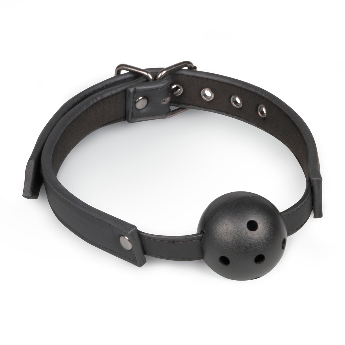Easytoys Fetish Collection - Ball Gag with PVC Ball Zwart (1 stuk)