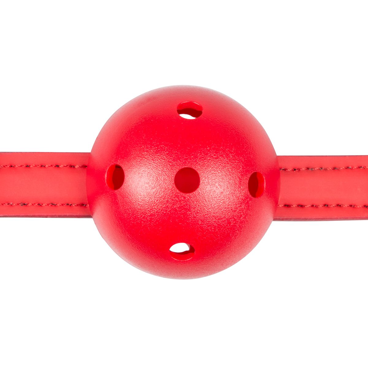 Easytoys Fetish Collection - Ball Gag with PVC Ball Rood (1 stuk) - image 2
