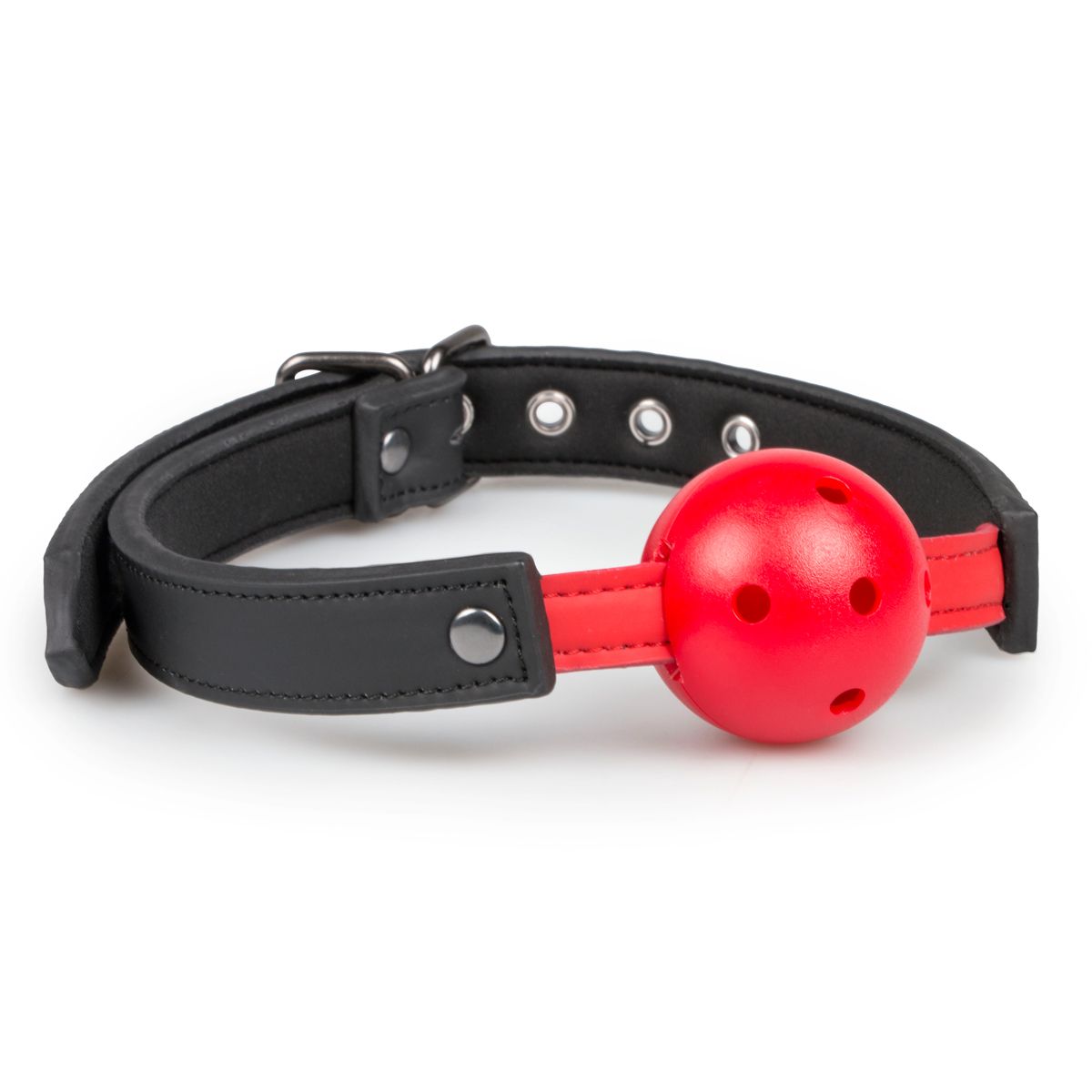 Easytoys Fetish Collection - Ball Gag with PVC Ball Rood (1 stuk) - image 3