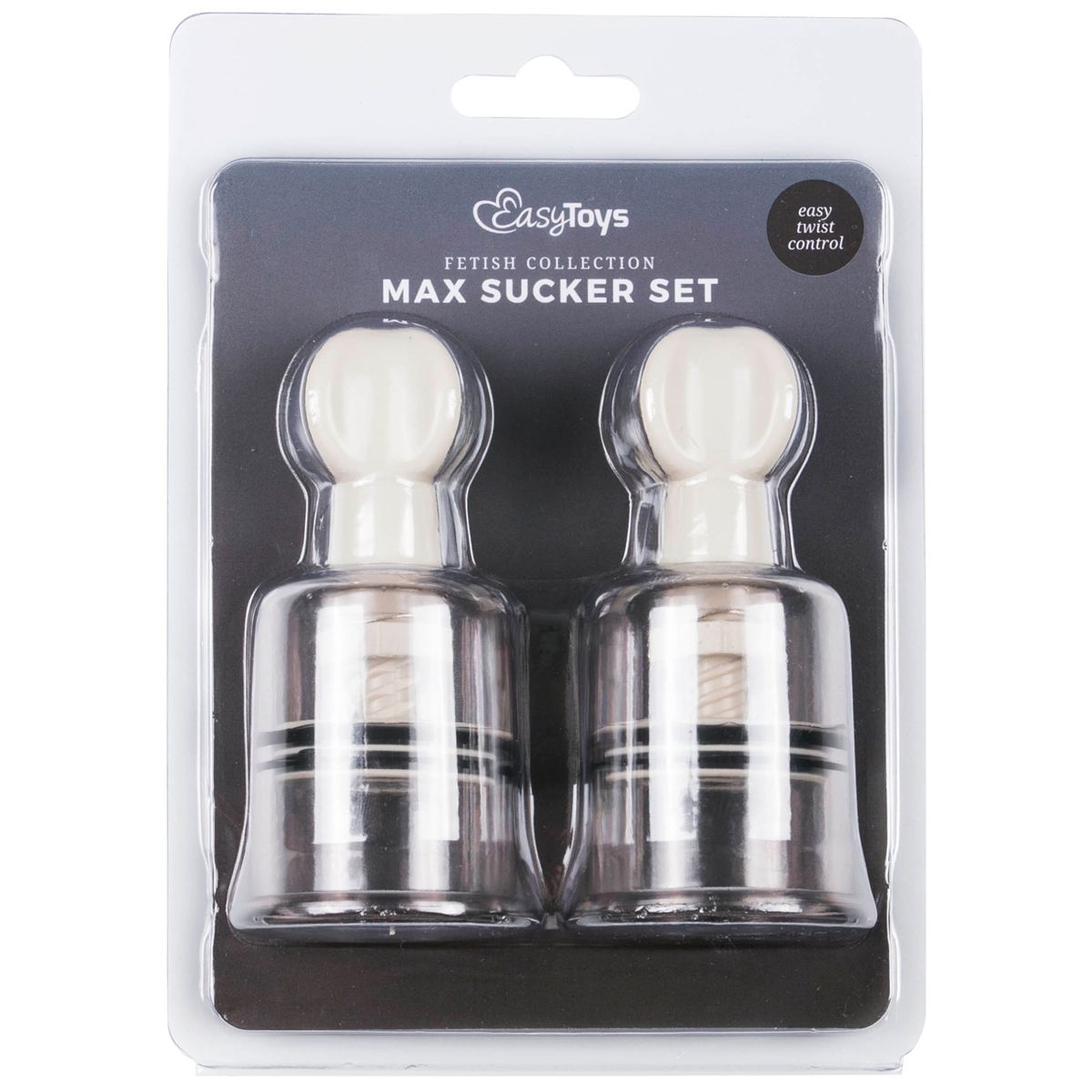 Easytoys Fetish Collection - Nipple & Clit Suckers Medium 2 pcs  (1 set)