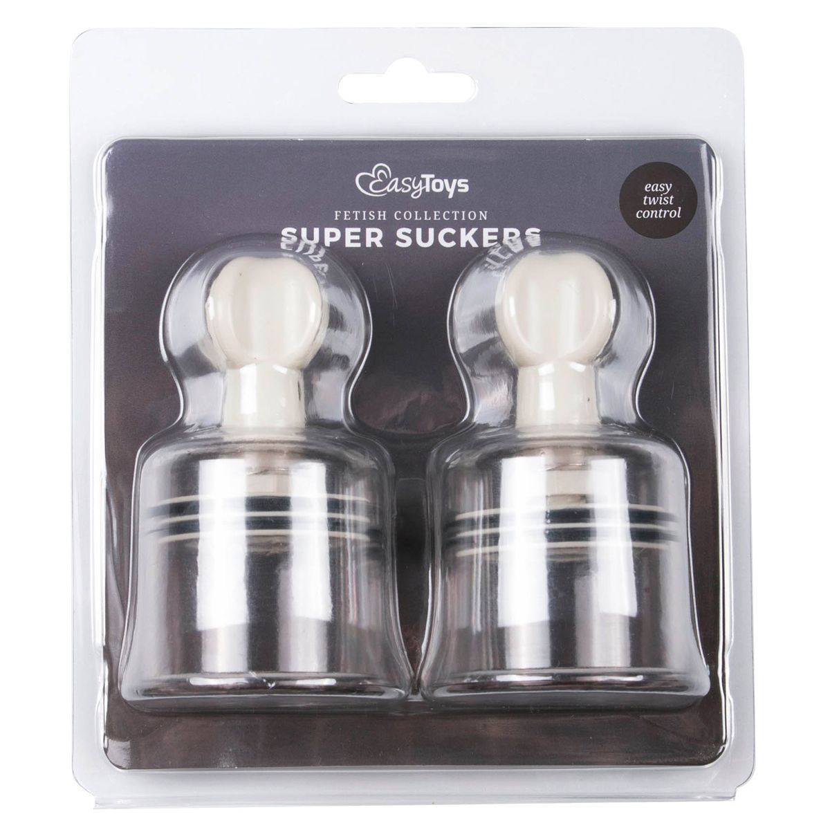 Easytoys Fetish Collection - Nipple & Clit Suckers Large 2 pcs Transparant (1 stuk)