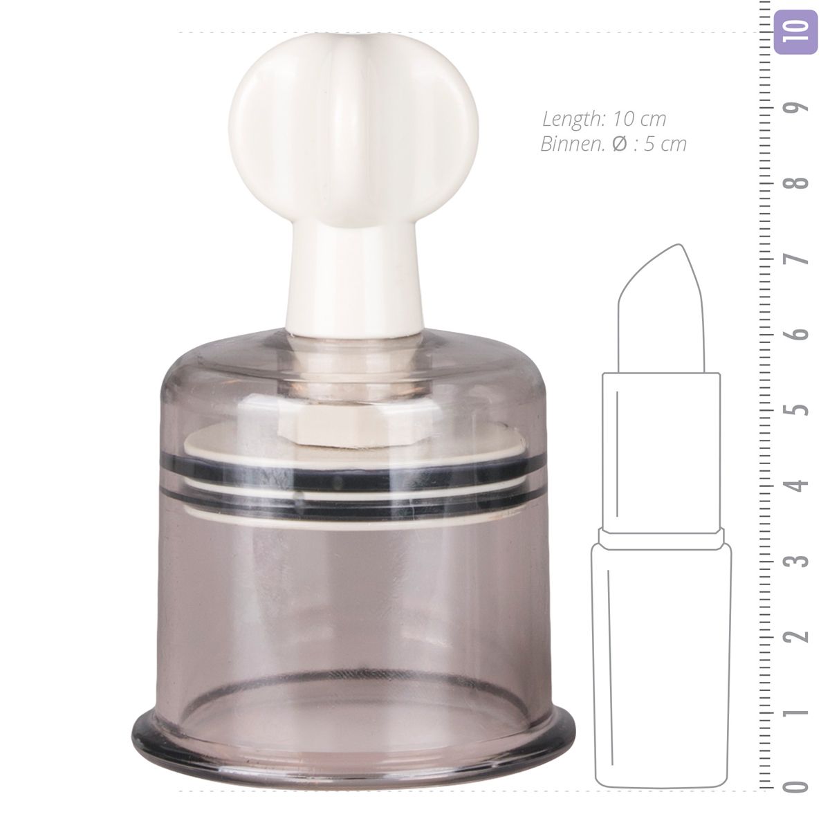 Easytoys Fetish Collection - Nipple & Clit Suckers Large 2 pcs Transparant (1 stuk) - image 3