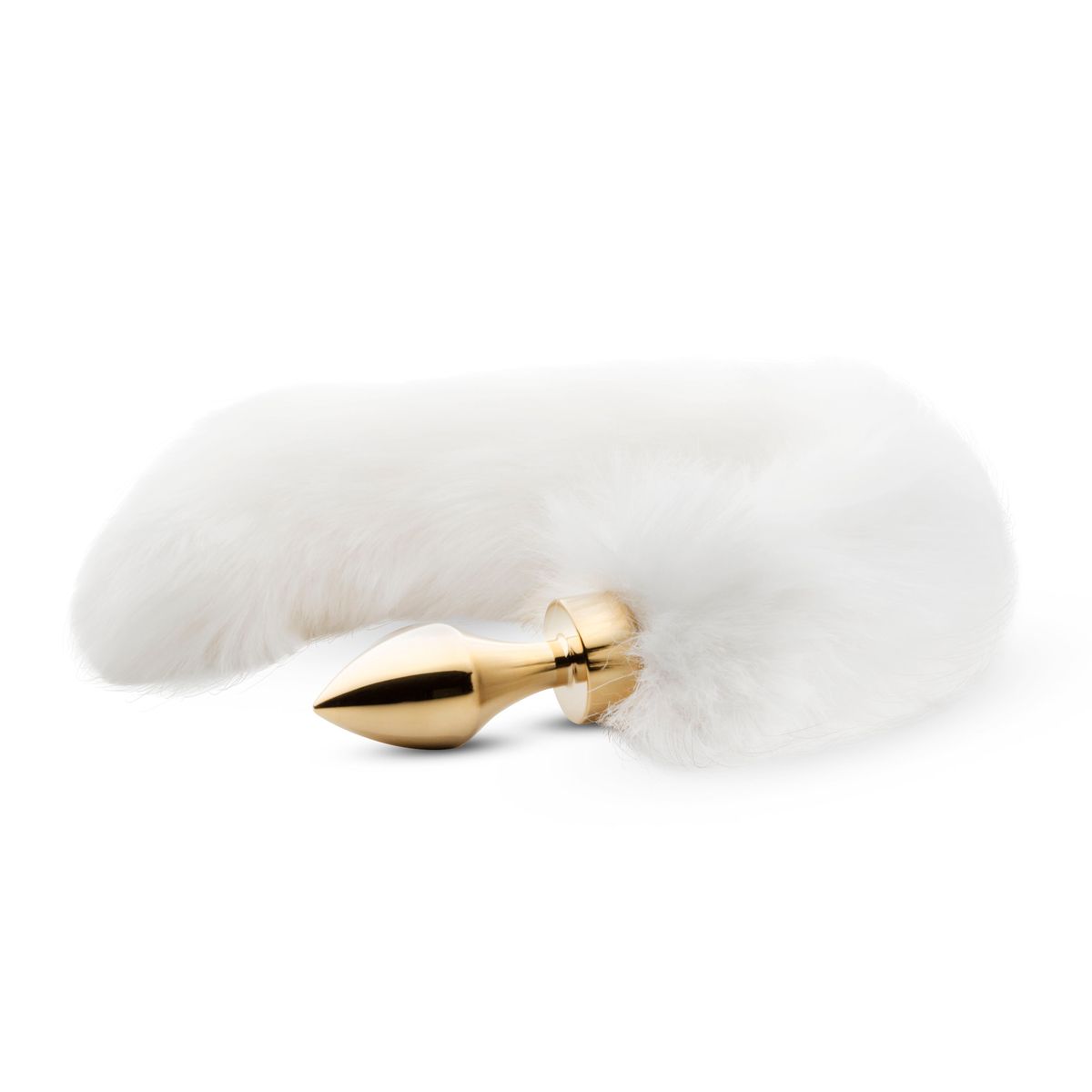 Easytoys Fetish Collection - Snow Fox Tail Plug S Goud (1 stuk)