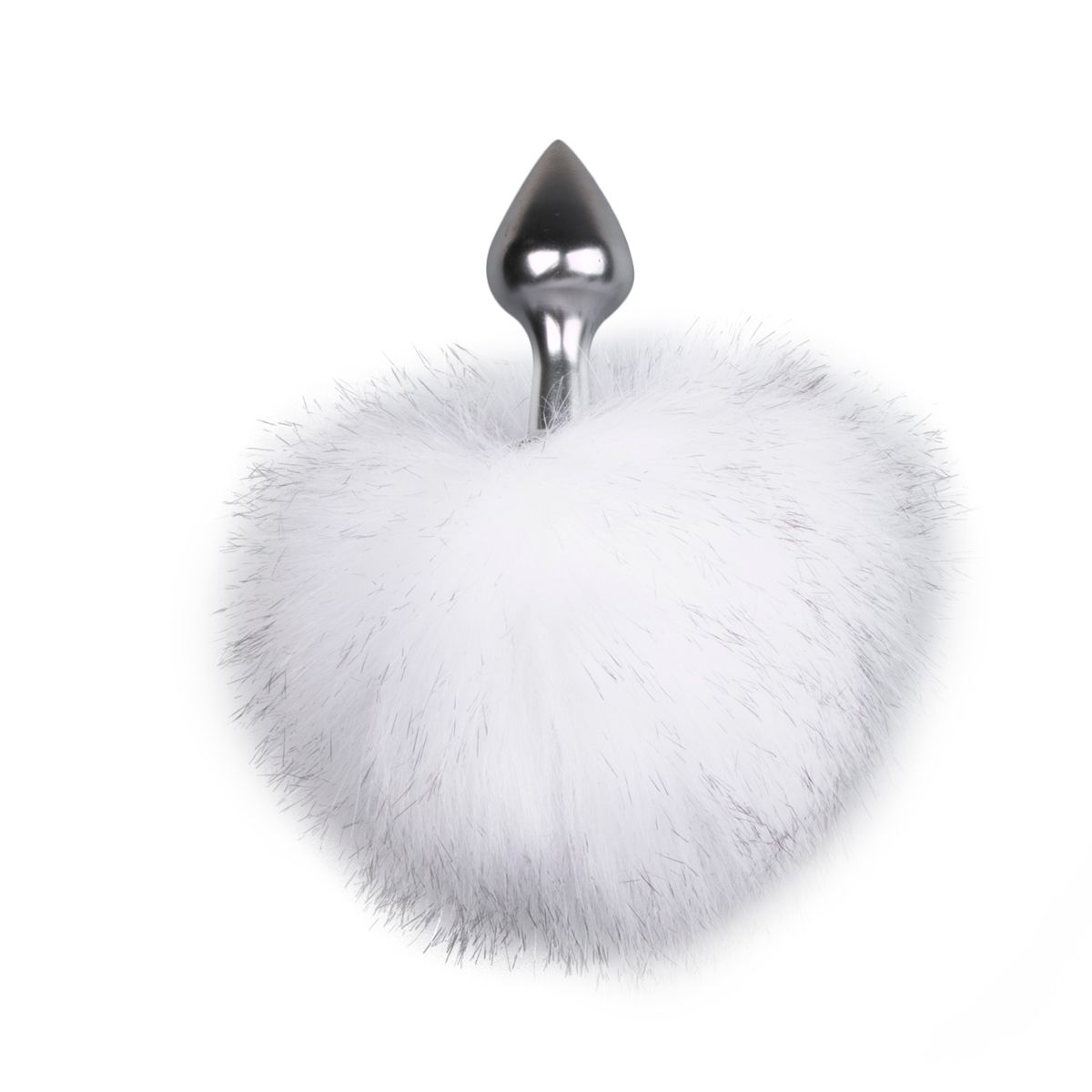 Easytoys Fetish Collection - Bunny Tail Plug Zilver (1 stuk)