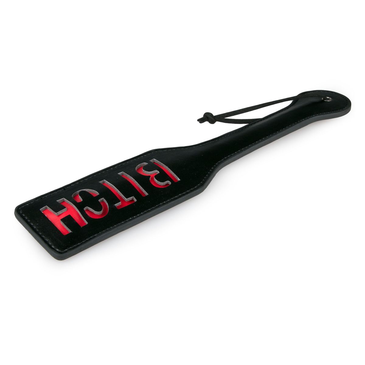 Easytoys Fetish Collection - Leather Paddle Bitch Zwart (1 stuk) - image 3