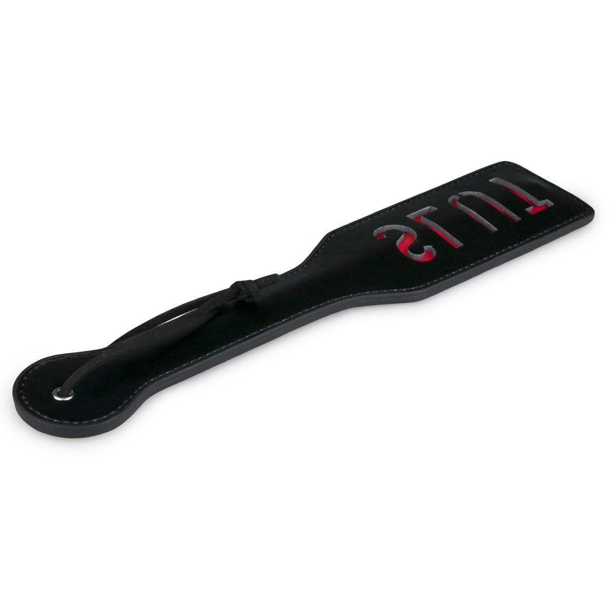 Easytoys Fetish Collection - Leather Paddle Slut Zwart (1 stuk) - image 2