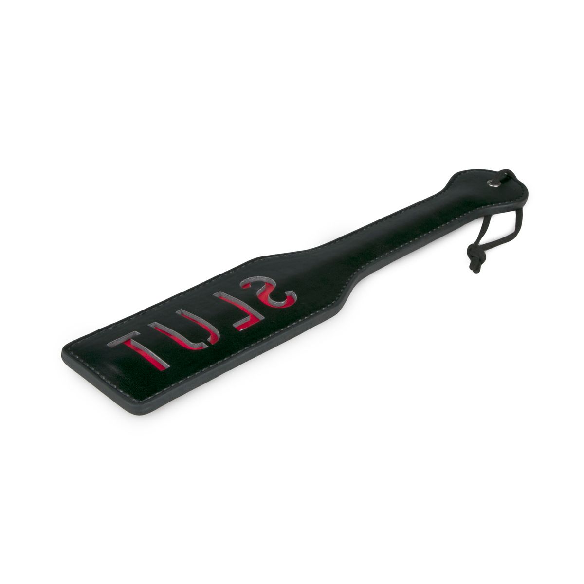 Easytoys Fetish Collection - Leather Paddle Slut Zwart (1 stuk) - image 3