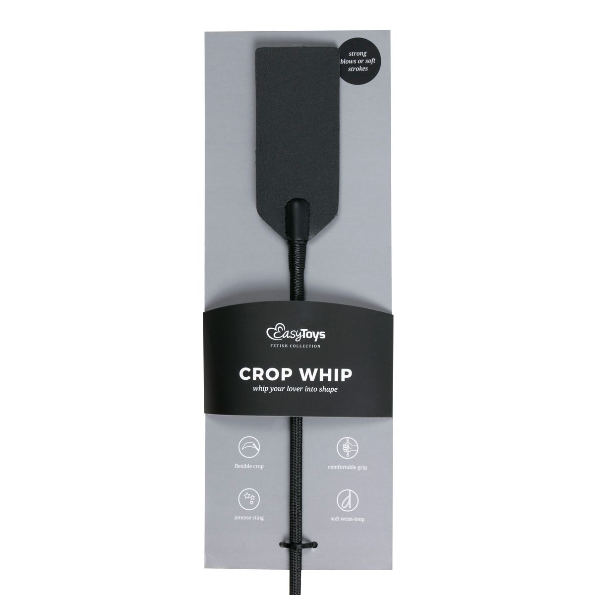 Easytoys Fetish Collection Black Whip Zwart (1 stuk)