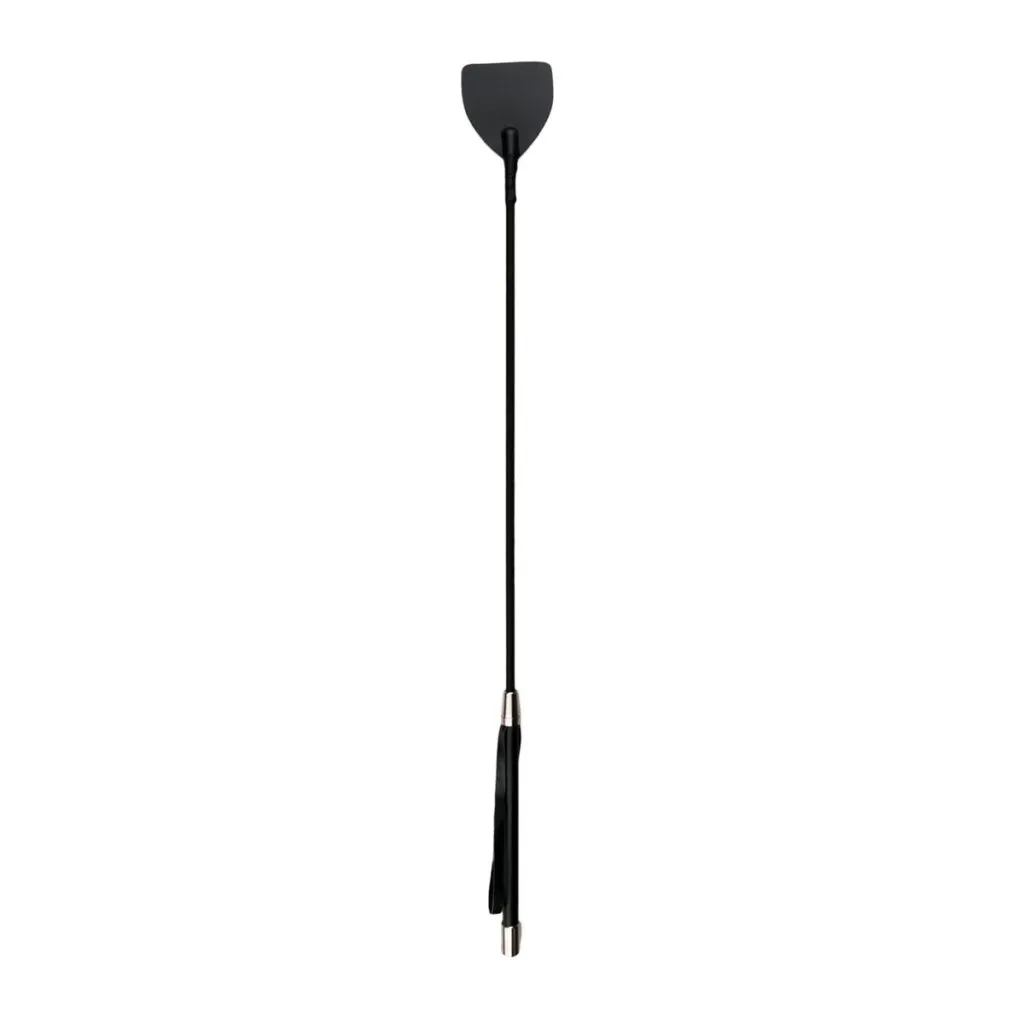 Easytoys Fetish Collection Black Leather Whip Zwart (1 stuk)
