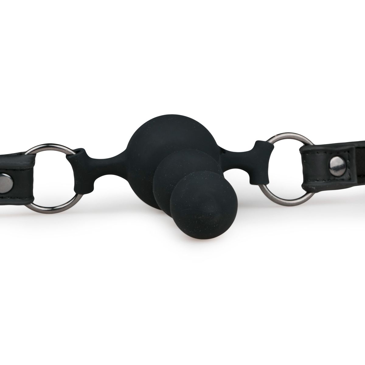 Easytoys Fetish Collection - Ball Gag with Silicone Beads Zwart (1 stuk) - image 3