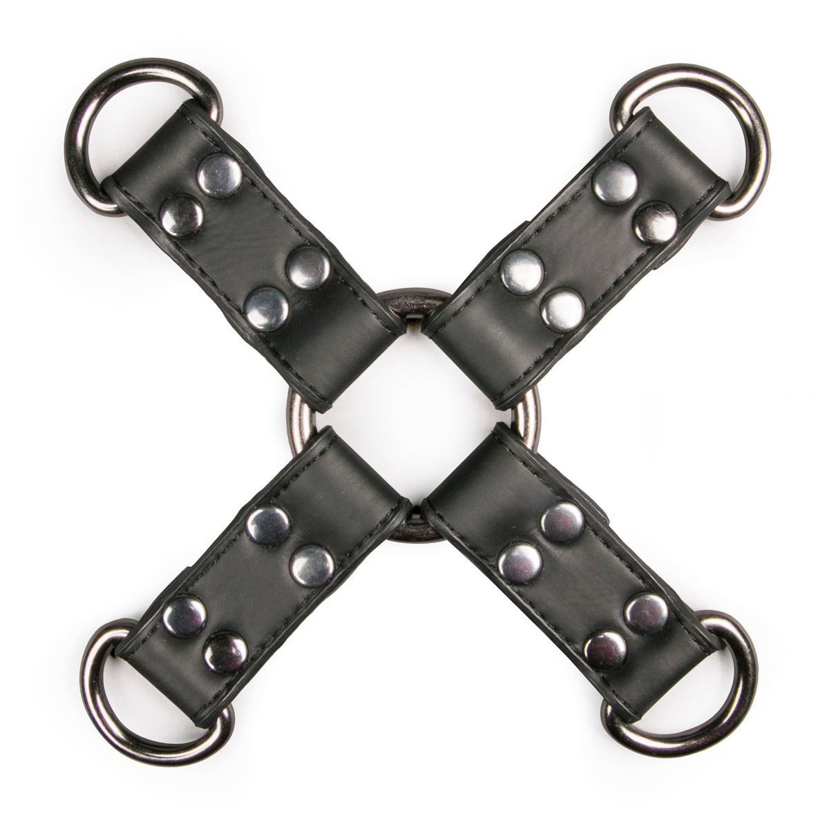 Easytoys Fetish Collection - Leather Hogtie Zwart (1 stuk)