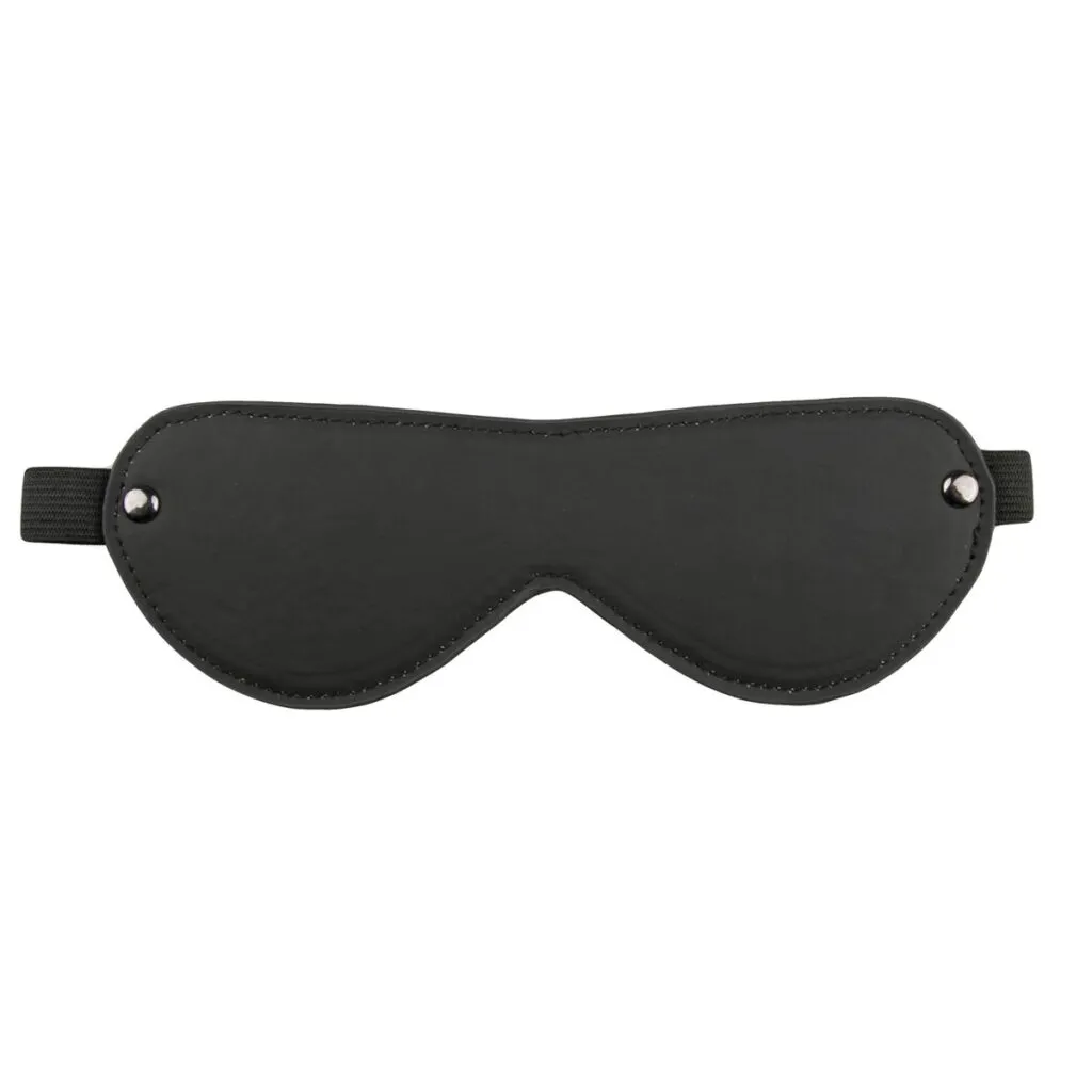 Easytoys Fetish Collection - Leather Eye Mask Zwart (1 stuk)