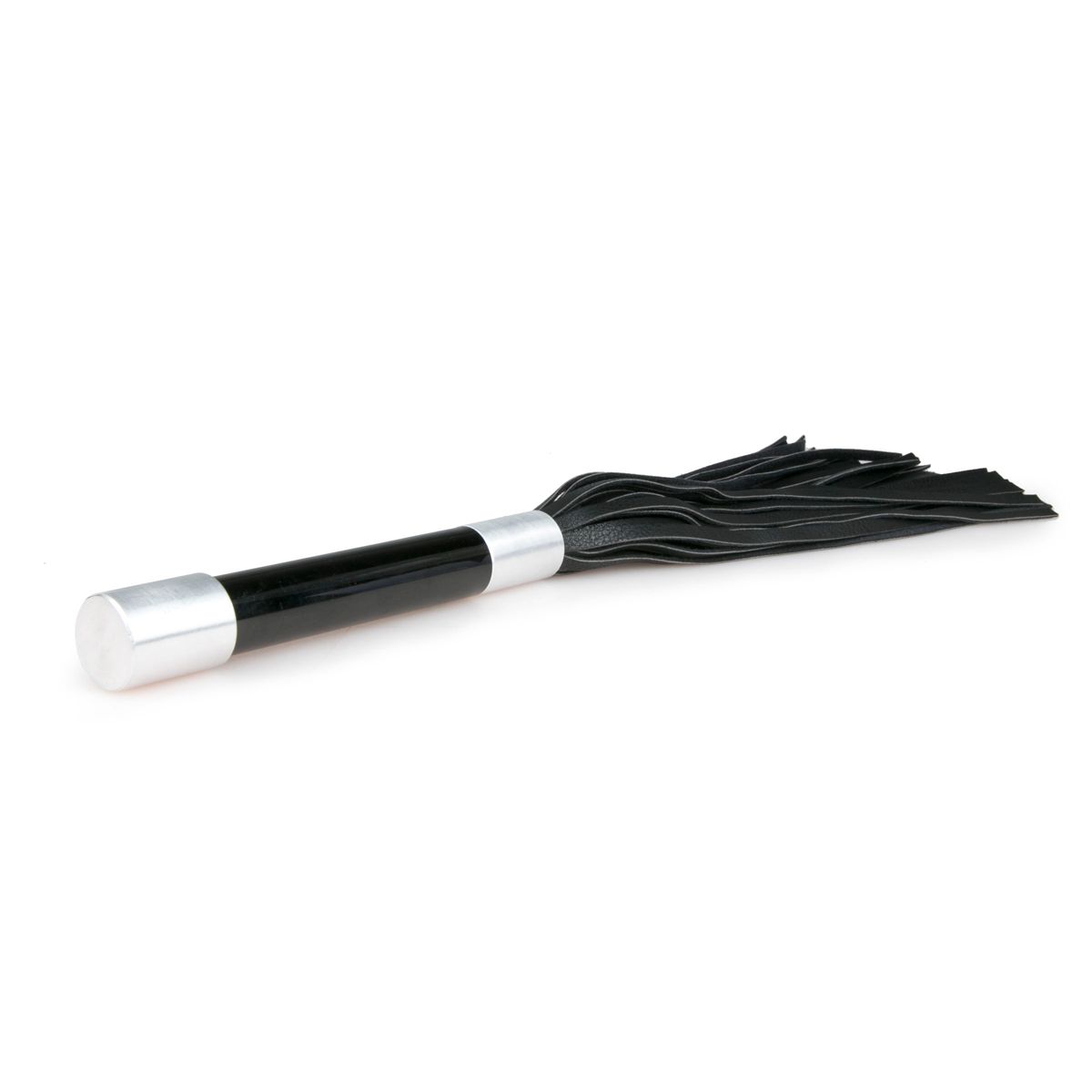 Easytoys Fetish Collection - Flogger with Metal Grip Zwart (1 stuk) - image 3