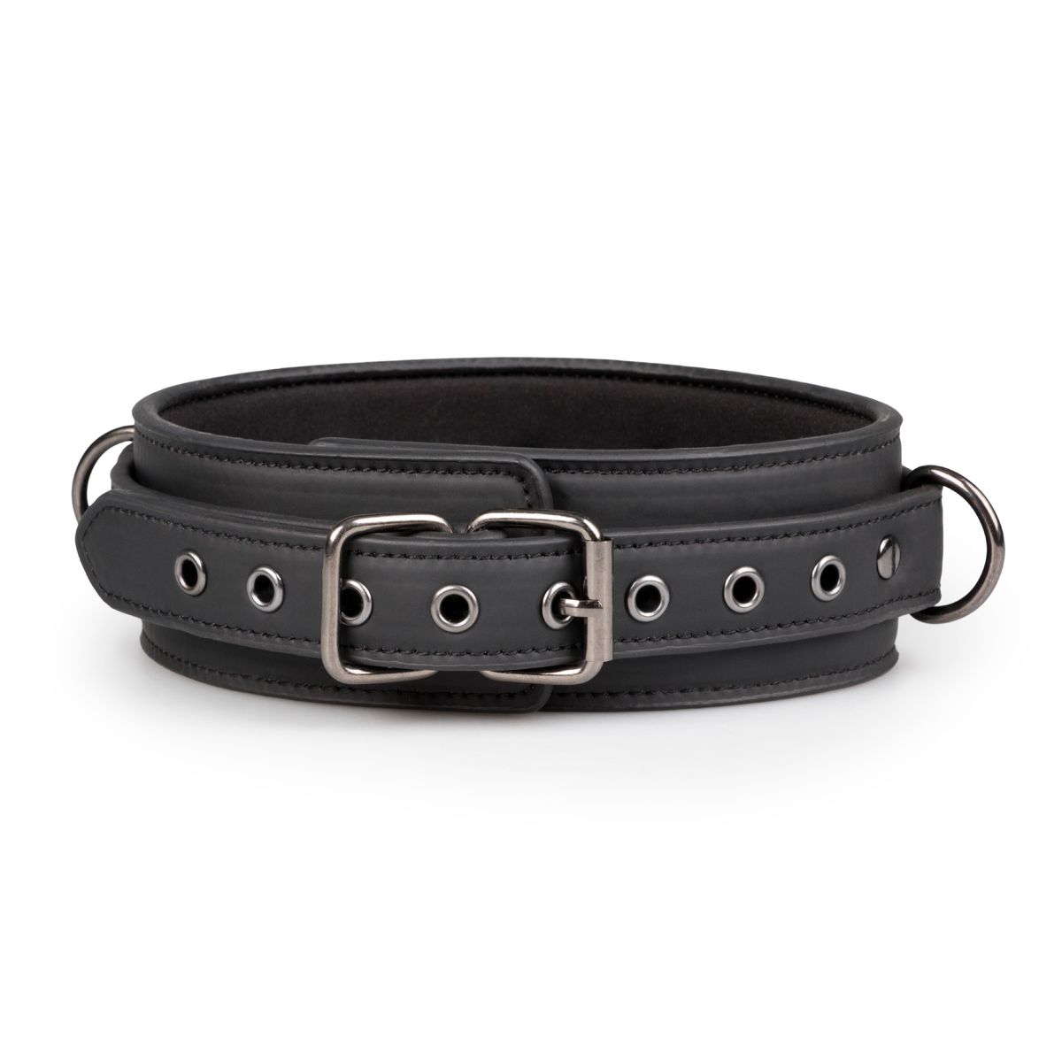 Easytoys Fetish Collection - Fetish Collar with Leash Zwart (1 stuk) - image 3