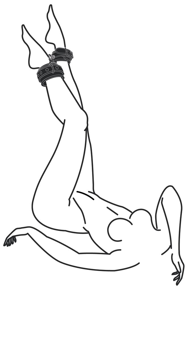 Easytoys Fetish Collection - Fetish Ankle Cuffs Zwart (1 stuk)