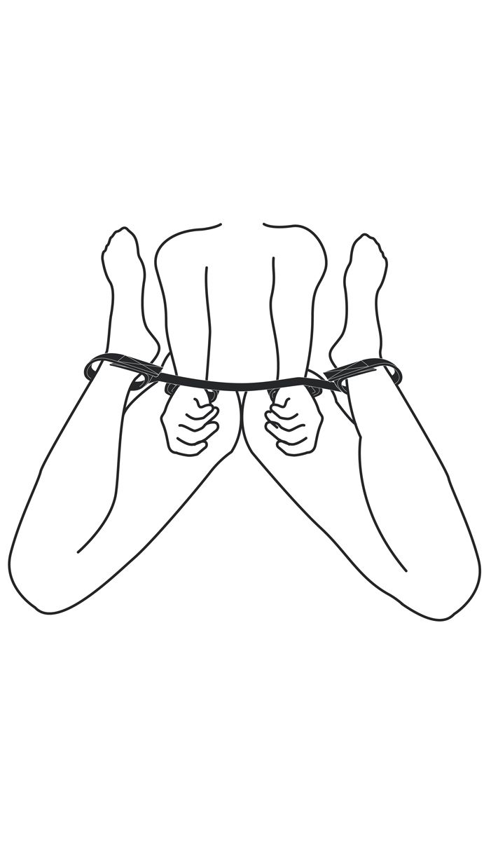 Easytoys Fetish Collection - Bondage Bar Zwart (1 stuk)