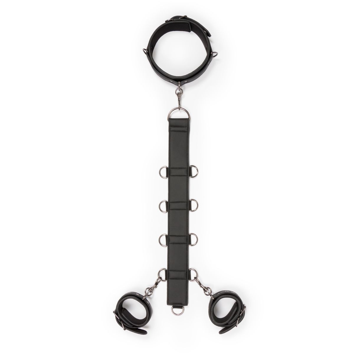 Easytoys Fetish Collection - Neck and Wrist Restraint Zwart (1 stuk) - image 3