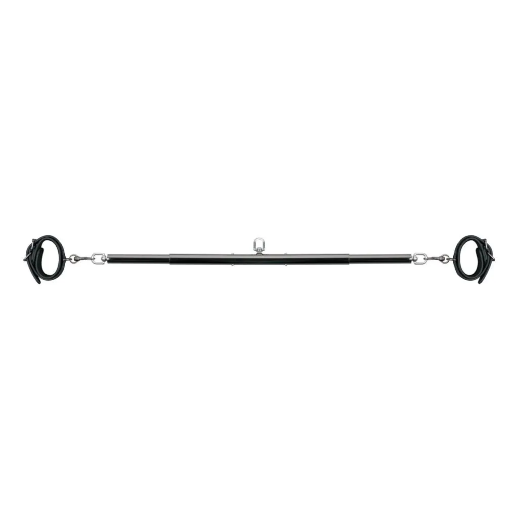 Easytoys Fetish Collection - Expander Spreader Bar and Cuffs Set Zwart (1 stuk)
