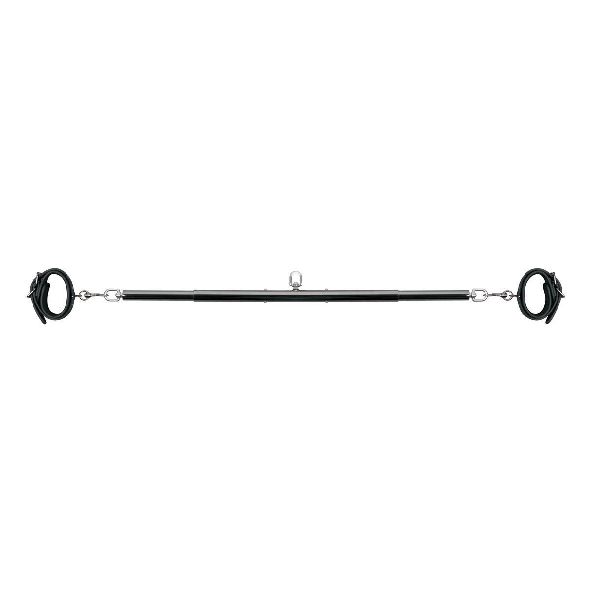 Easytoys Fetish Collection - Expander Spreader Bar and Cuffs Set Zwart (1 stuk)