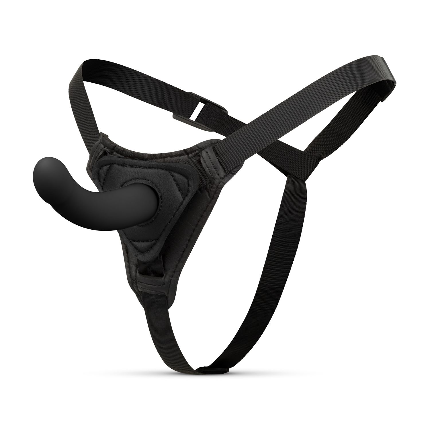 Easytoys Fetish Collection - Silicone Strap-On Smooth Zwart (1 stuk)