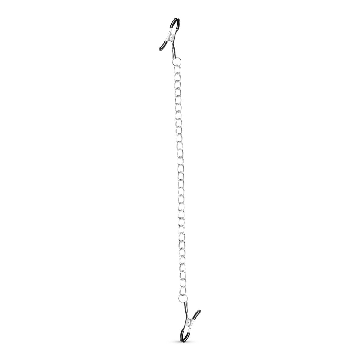 Easytoys Fetish Collection - Classic Nipple Clamps with Chain Zilver (1 stuk) - image 2
