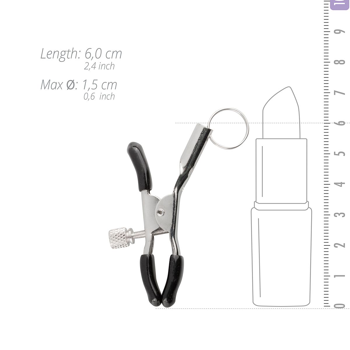 Easytoys Fetish Collection - Screw Clamps with Attachment Ring Zilver (2 stuks) - image 2