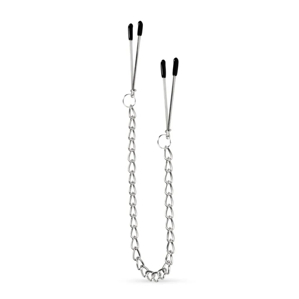 Easytoys Fetish Collection - Tweezer Nipple Clamps Zilver (1 stuk)