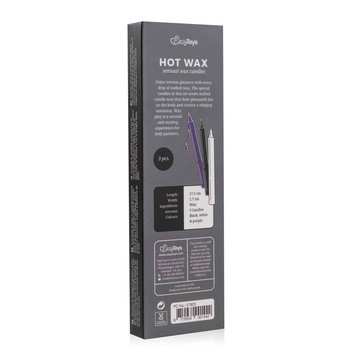 Easytoys Fetish Collection - Sensual Hot Wax Candles  (3 stuks) - image 3