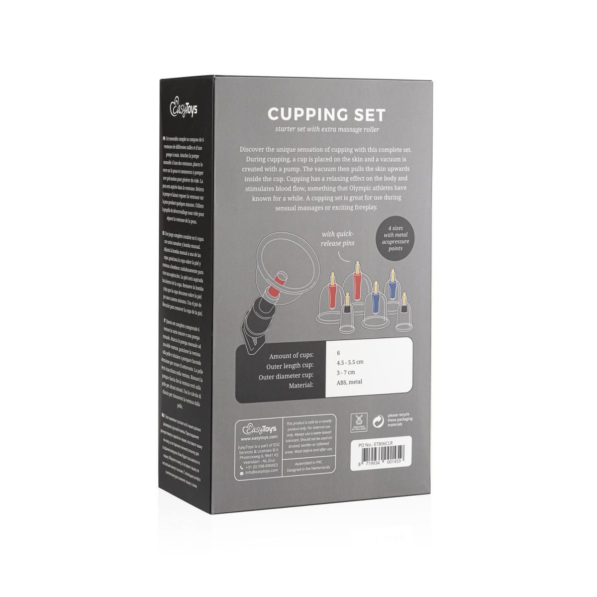Easytoys Fetish Collection - Cupping Set Transparant (1 stuk) - image 6