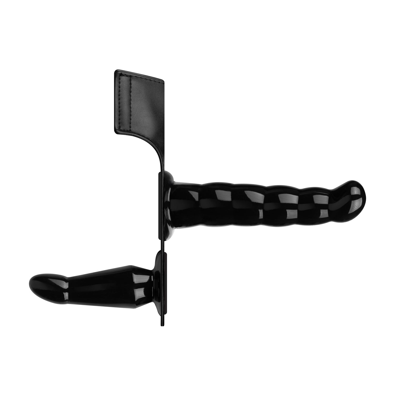 Easytoys Fetish Collection - Strap-On with Vibrating Dildo and Remote Zwart (1 stuk)