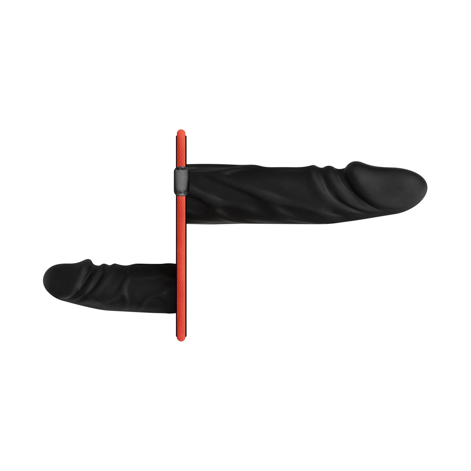 Easytoys Fetish Collection - Strap-On with Double Dildo Zwart (1 stuk)