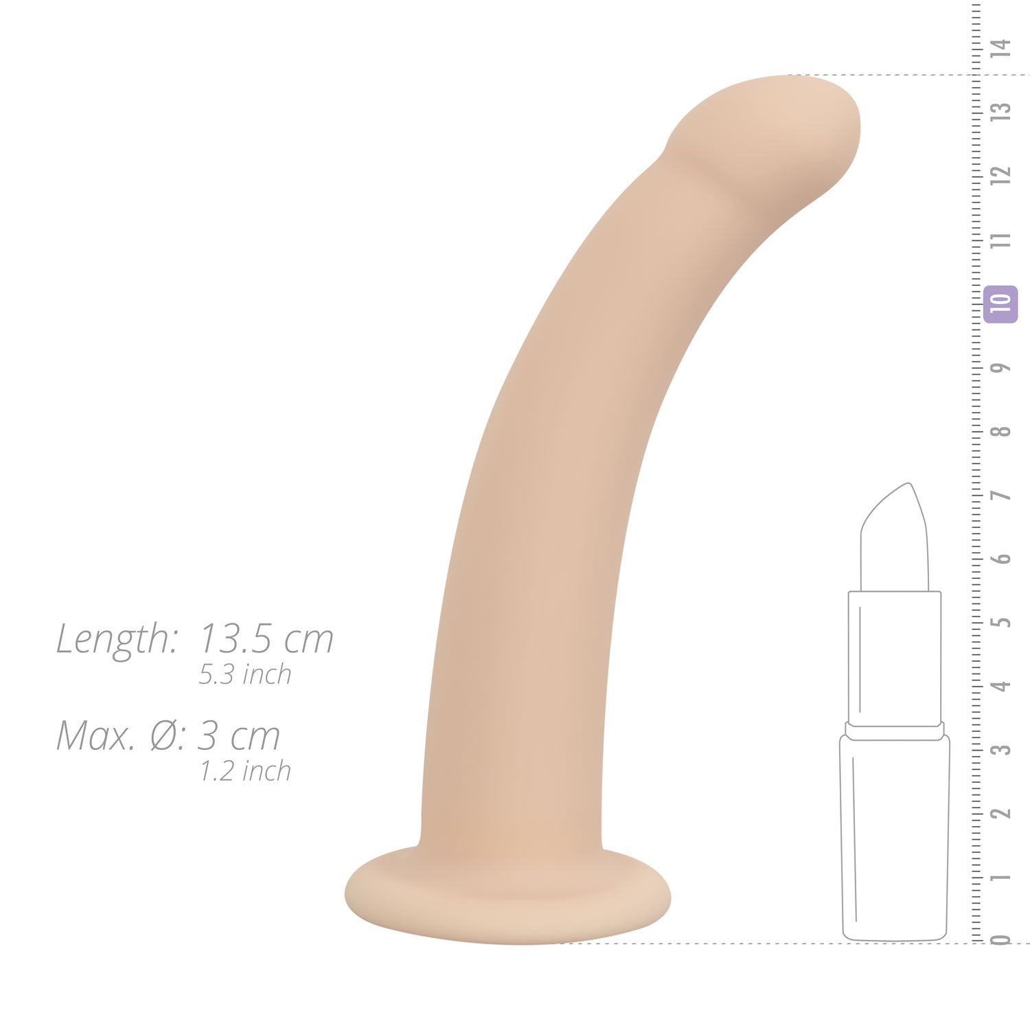 Easytoys Fetish Collection - Silicone Strap-On Smooth Beige (1 stuk) - image 7