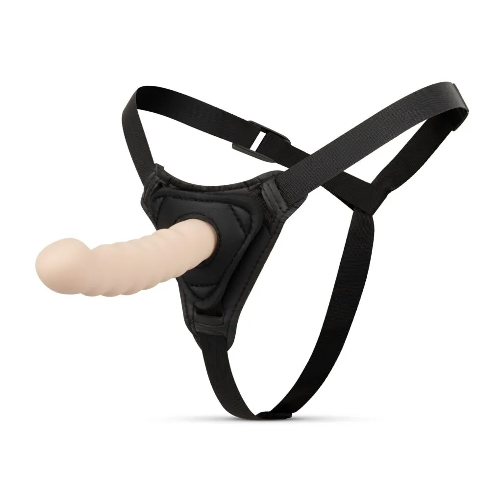Easytoys Fetish Collection - Silicone Strap-On Curved Beige (1 stuk)
