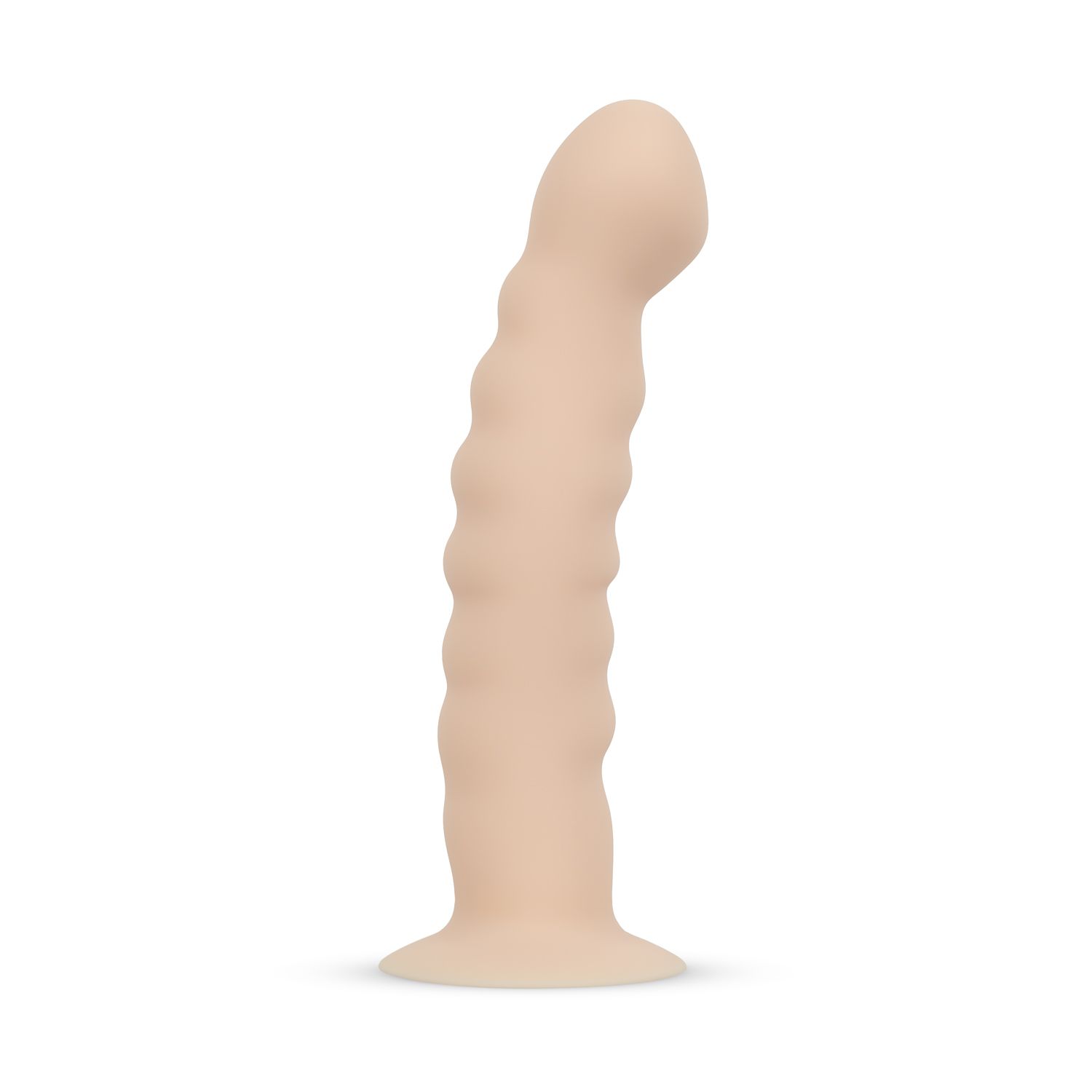 Easytoys Fetish Collection - Silicone Strap-On Curved Beige (1 stuk)
