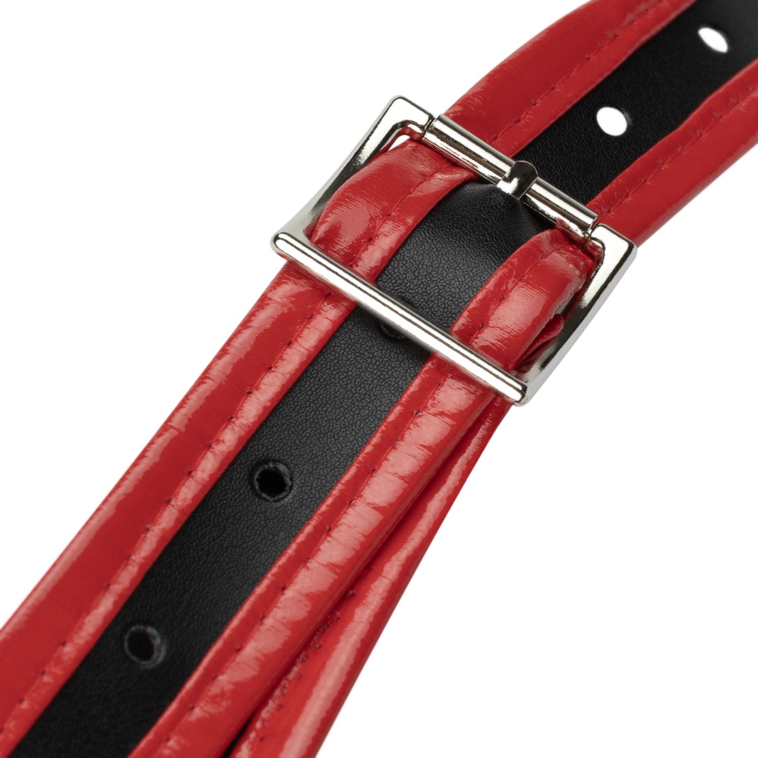 Easytoys Fetish Collection - Triple Dildo Strap-On Harness Zwart (1 stuk) - image 5