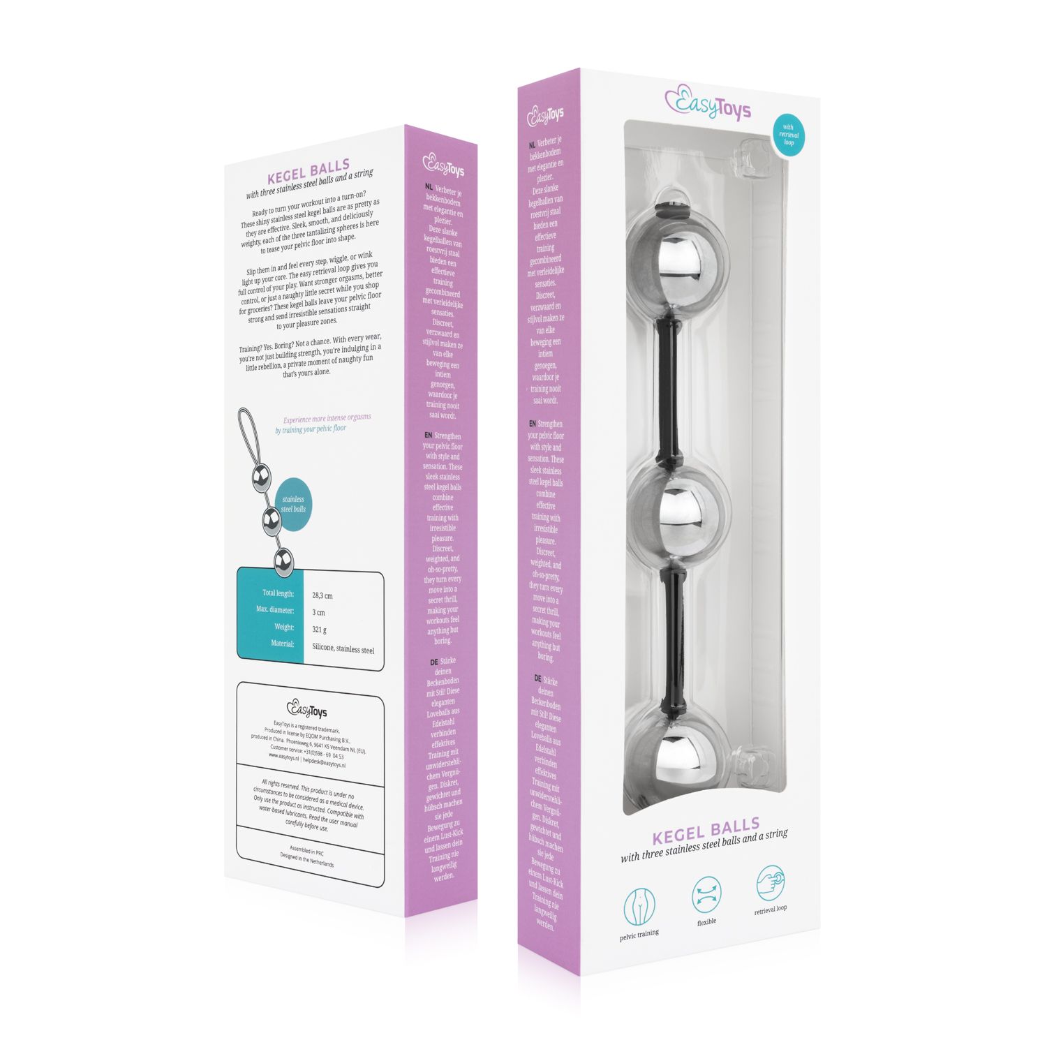 Easytoys Geisha Collection - Metal Kegelballs Zilver (1 stuk) - image 5