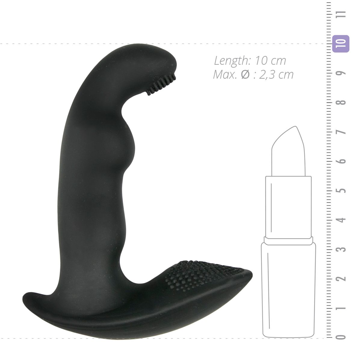 Easytoys Men Only - Dynamic Duke Ribbed Zwart (1 stuk) - image 3