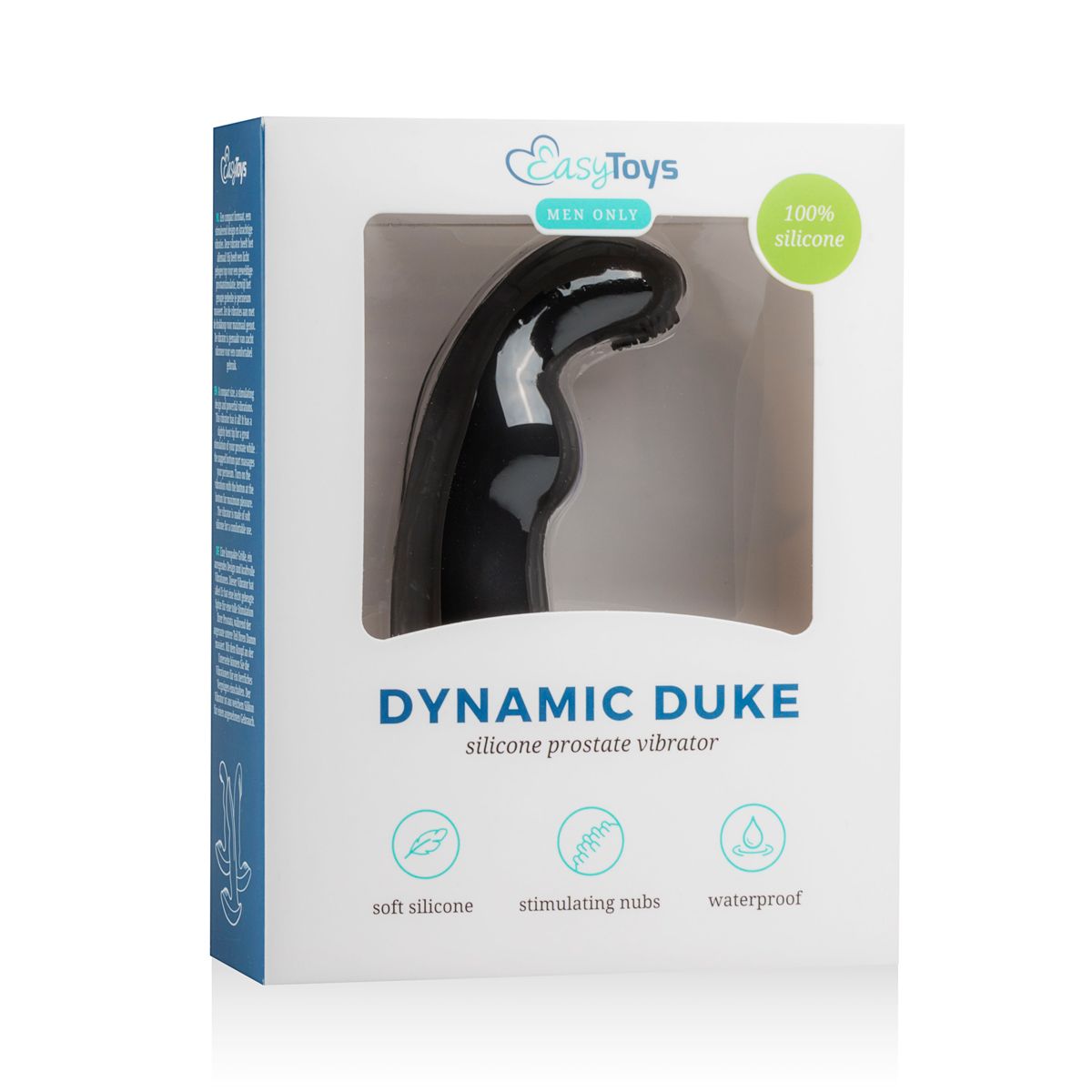 Easytoys Men Only - Dynamic Duke Ribbed Zwart (1 stuk) - image 4