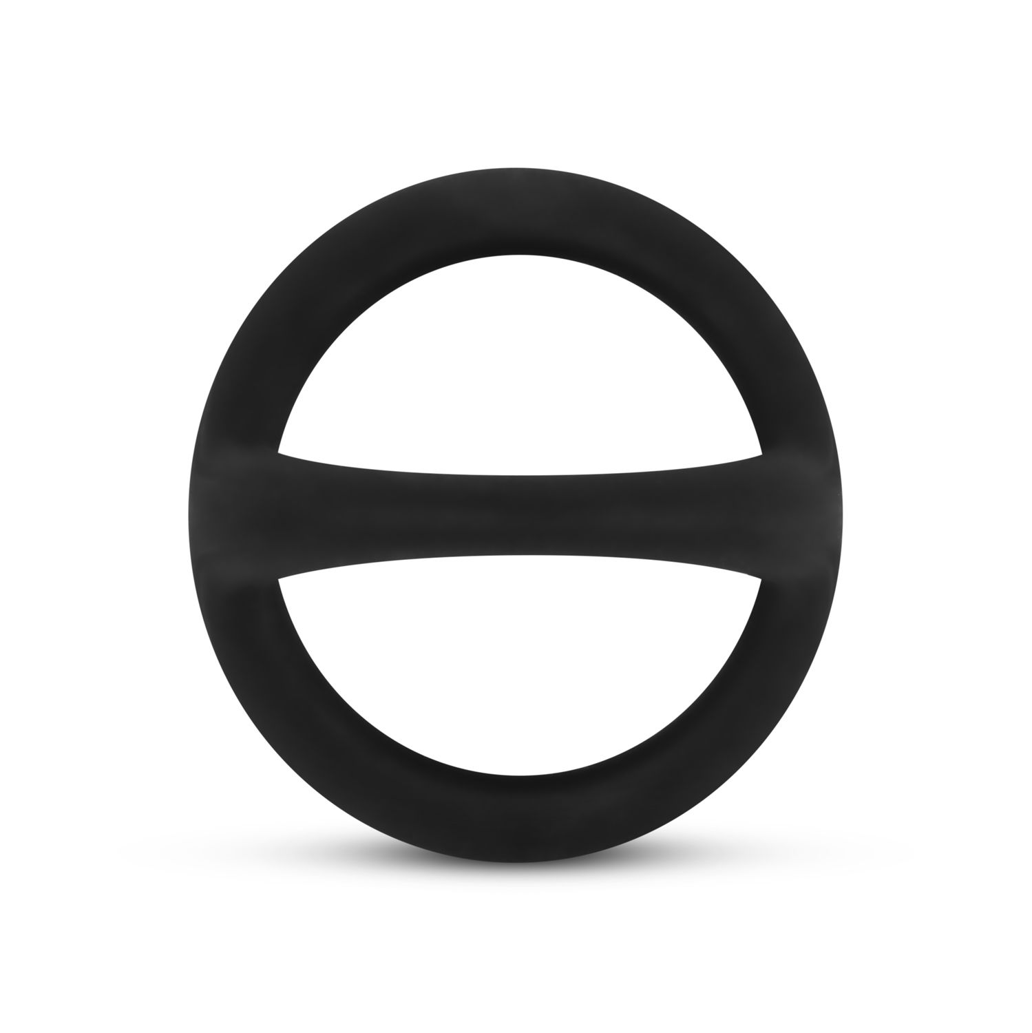 Easytoys Men Only - Flexible Silicone Cock and Ball Sack Ring Zwart (1 stuk) - image 3