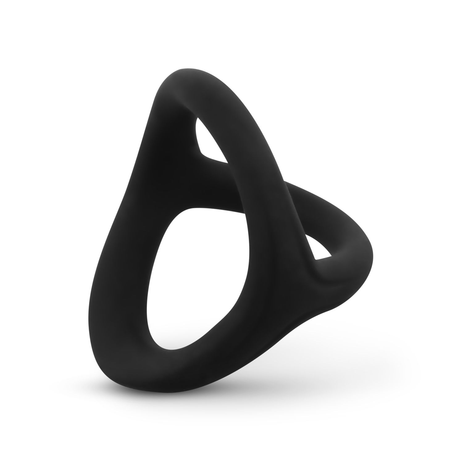 Easytoys Men Only - Flexible Silicone Cock and Ball Sack Ring Zwart (1 stuk) - image 4