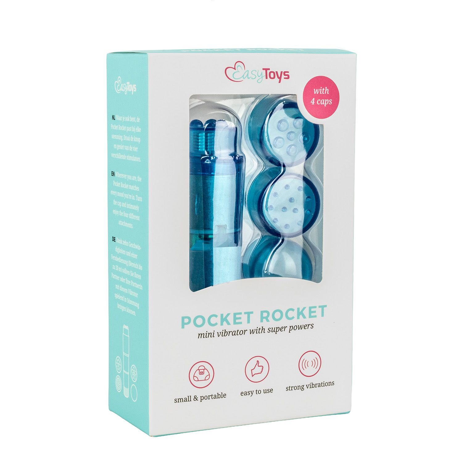 Easytoys Mini Vibe Collection - Pocket Rocket Blauw (1 stuk) - image 3