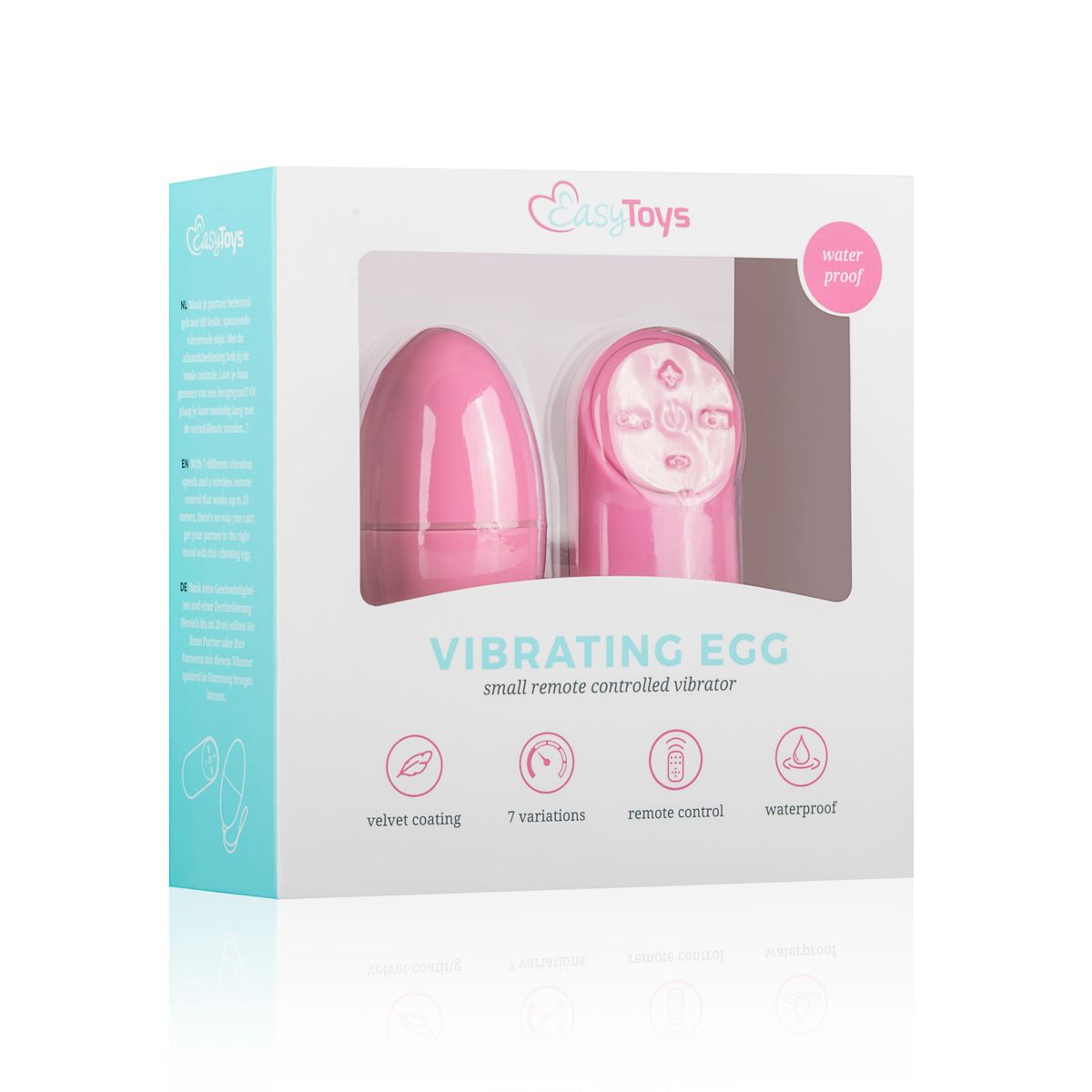 Easytoys Mini Vibe Collection - Remote Control Vibrating Egg Roze (1 stuk) - image 5